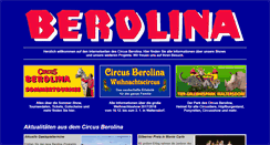 Desktop Screenshot of circusberolina.de