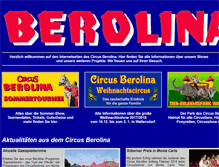 Tablet Screenshot of circusberolina.de